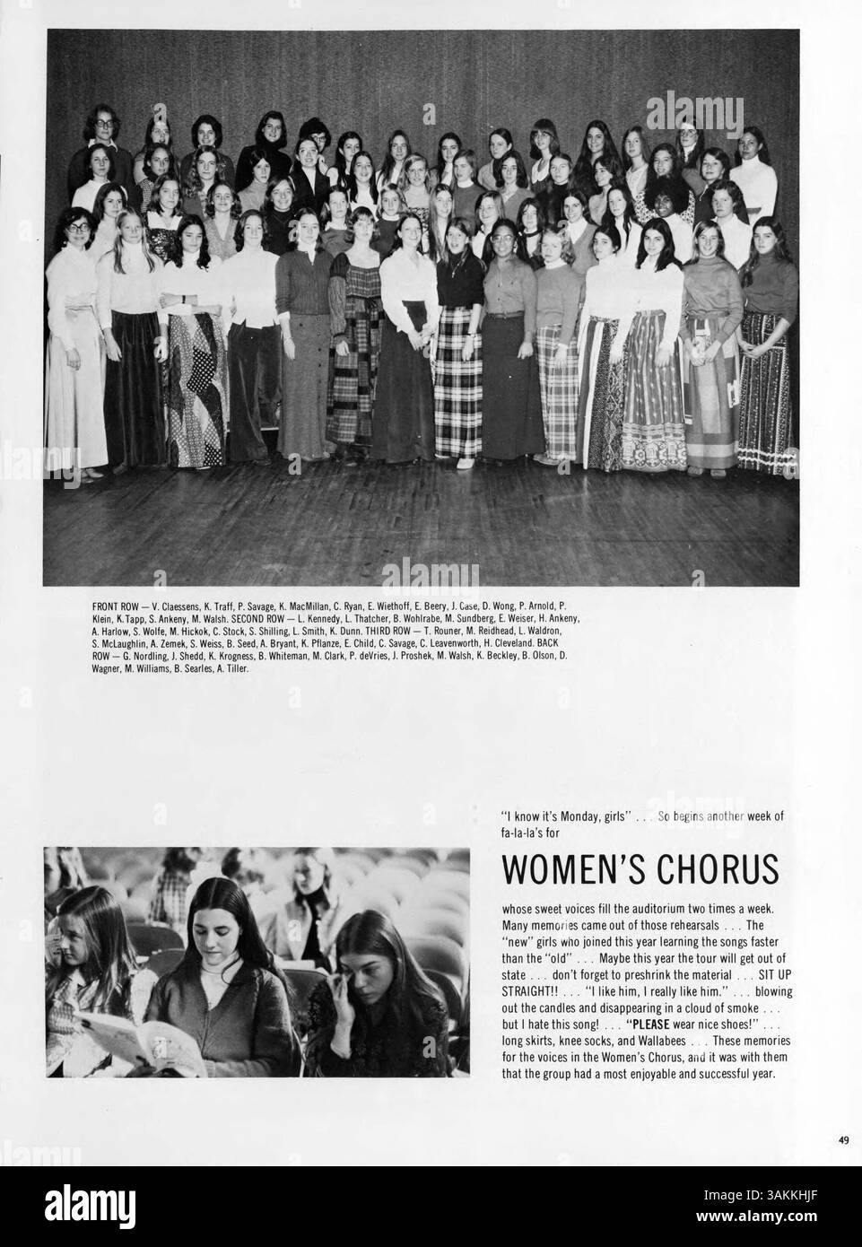 Blake Yearbook 1975, intitulé Bravura, capture les étudiants, les enseignants, les clubs, événements sportifs et autres activités importantes au cours de l'année scolaire 1974-1975 avec un accent sur l'histoire afro-américaine. Banque D'Images