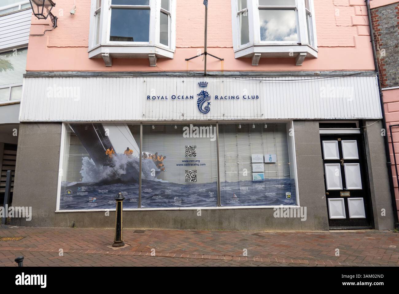 Royal Ocean Racing Club HQ Building West Cowes, Isle of Wight Building extérieur, photo stock Banque D'Images