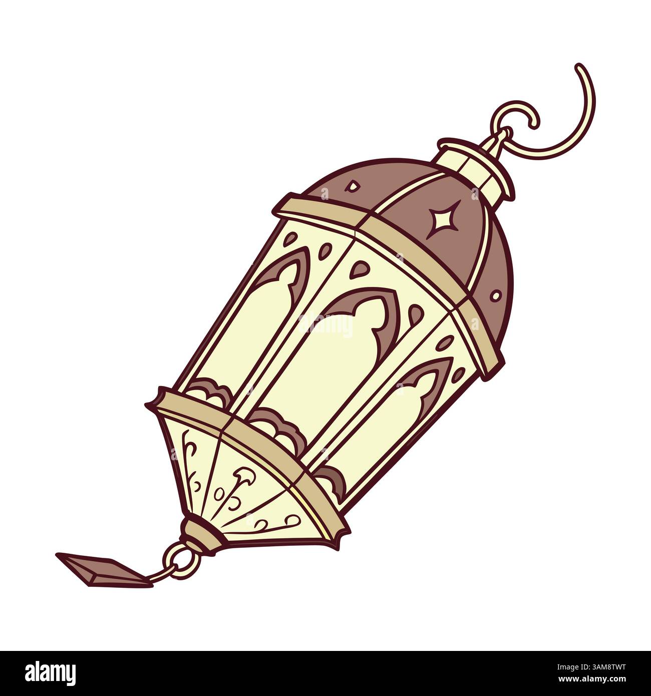 Magnifique vecteur de lanterne Ramadan Illustration de Vecteur