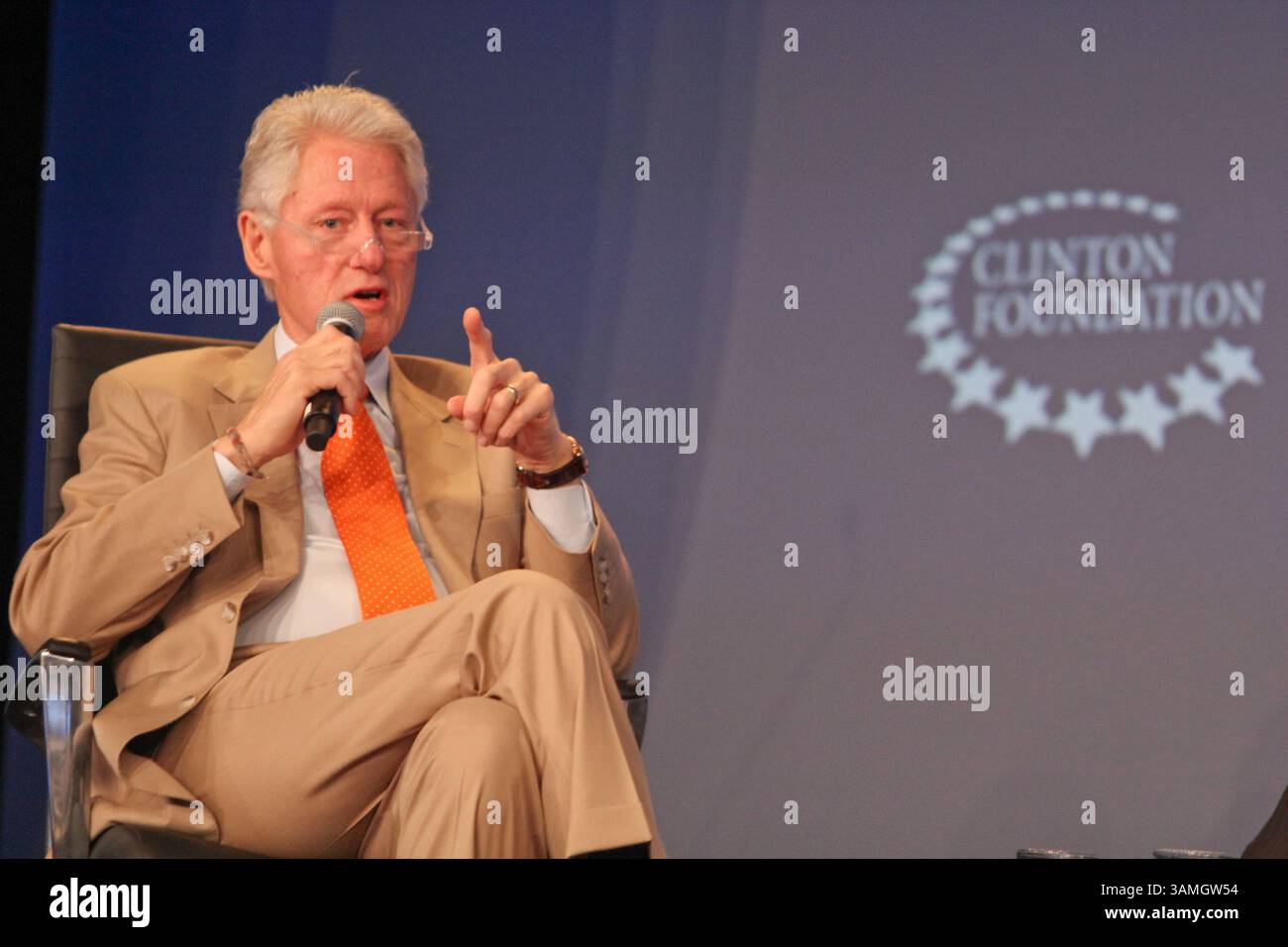 14 janv. 2014 - la Quinta, Californie, États-Unis - L'ancien président américain BILL CLINTON prend la parole lors de la 3e conférence Health Matters Conference de la Fondation Clinton à la Quinta Resorts. (Crédit image : © Dane Andrew/ZUMA Wire/ZUMAPRESS.com) Banque D'Images