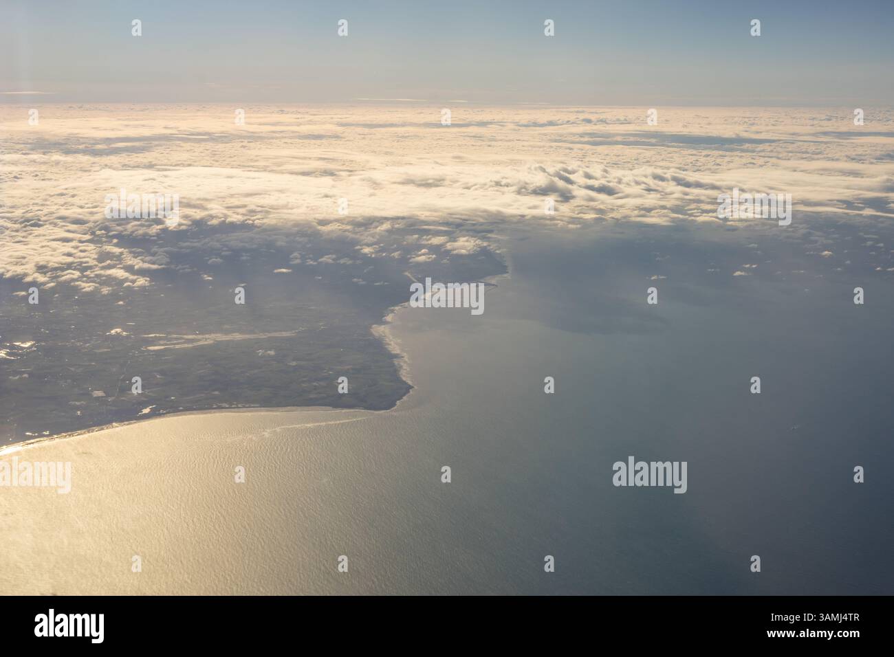 Londres, Royaume-Uni, Angleterre, une vue de l'océan à la rencontre de la terre, Royaume-Uni Banque D'Images