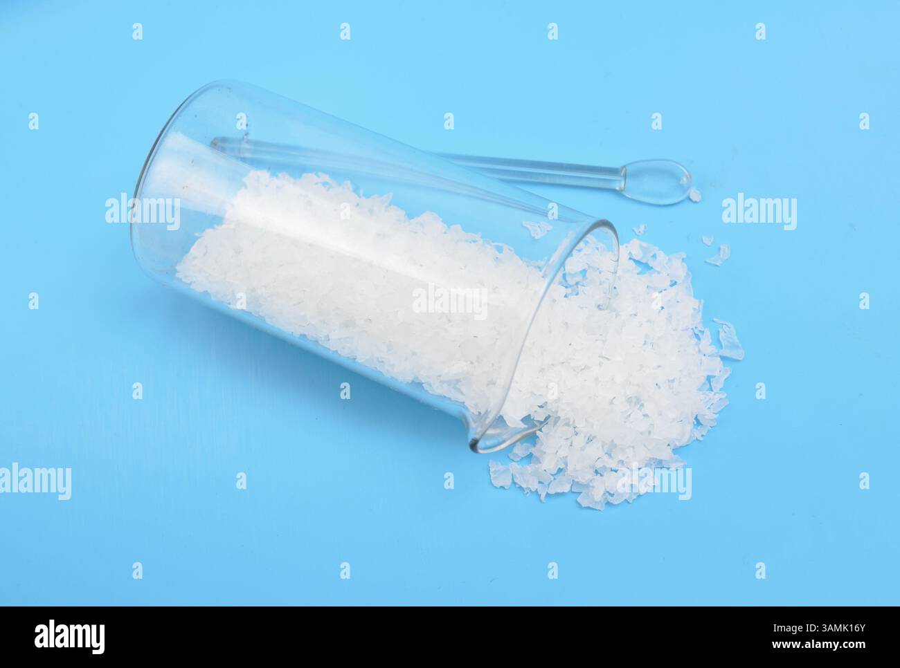 L'alcool polyvinylique PVOH, PVA ou PVAL est un polymère synthétique soluble dans l'eau Banque D'Images