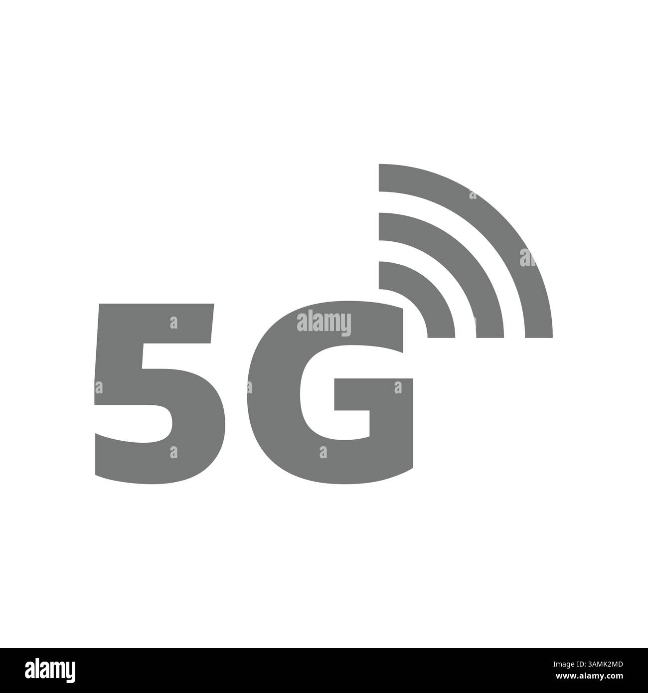 icône de vecteur de couverture réseau 5g. Vitesse de transmission, symbole de connexion sans fil 5g. Illustration de Vecteur