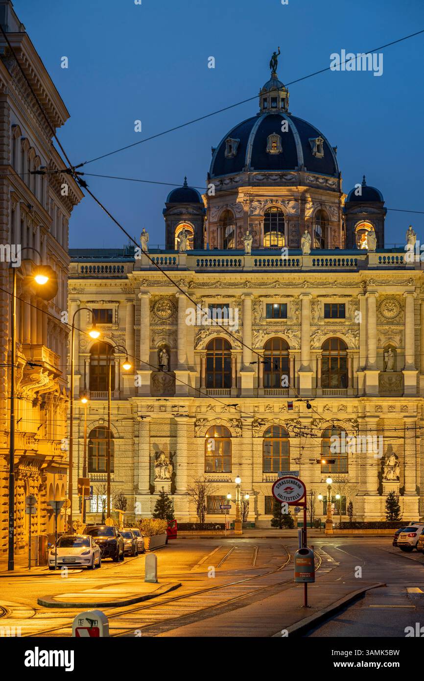 Musée d'histoire naturelle (Naturhistorisches Museum), Vienne, Autriche Banque D'Images