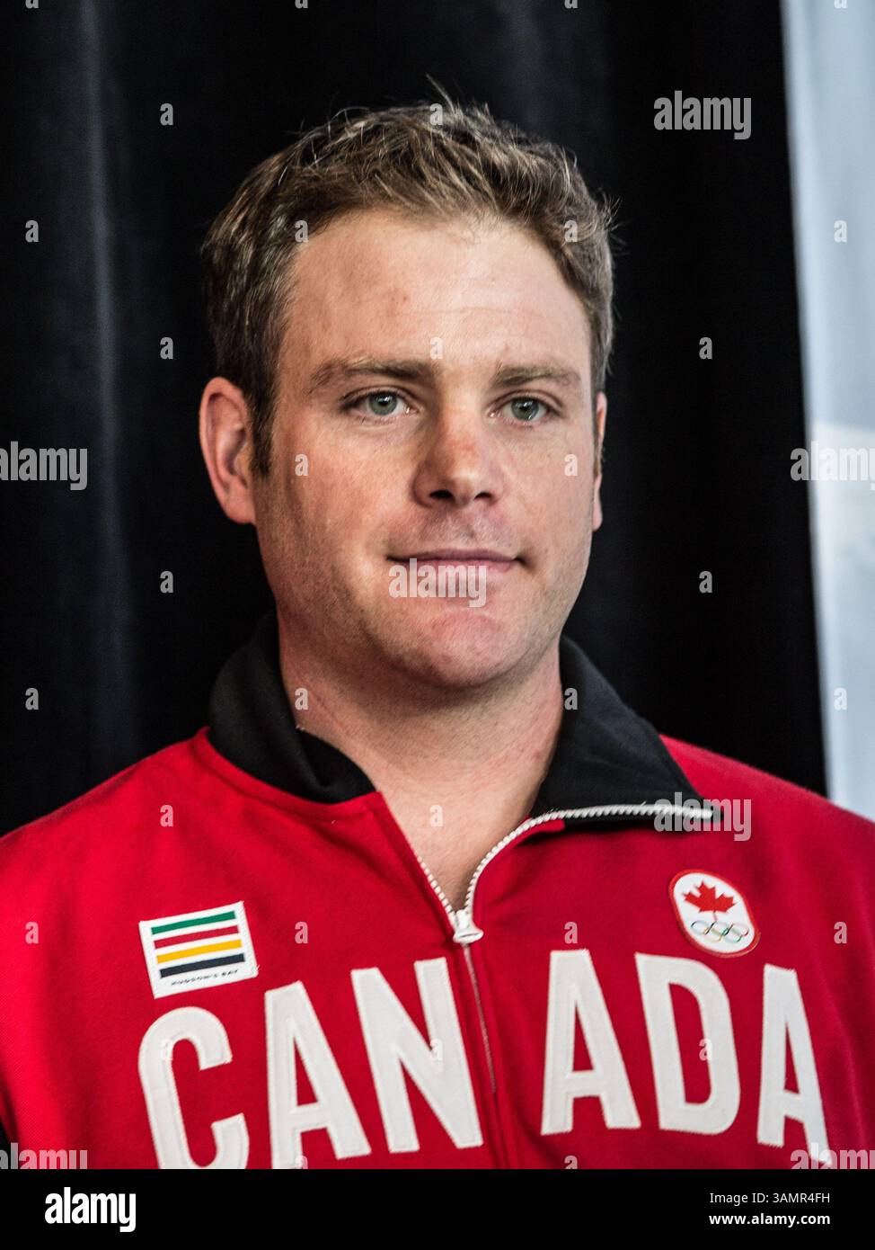 27 janvier 2014 - Vancouver, C.-B., Canada - Chris Del Bosco a été nommé membre de l'équipe canadienne de ski cross lors d'une conférence de presse à Vancouver, C.-B., le lundi 27 janvier 2014. Alpine Canada Alpin annonce officiellement six athlètes de l’équipe canadienne de ski cross qui participeront aux Jeux olympiques d’hiver de Sotchi 2014. Carmine Marinelli/Vancouver 24hours/QMI Agency (crédit image : © Carmine Marinelli/QMI Agency/ZUMAPRESS.com) Banque D'Images