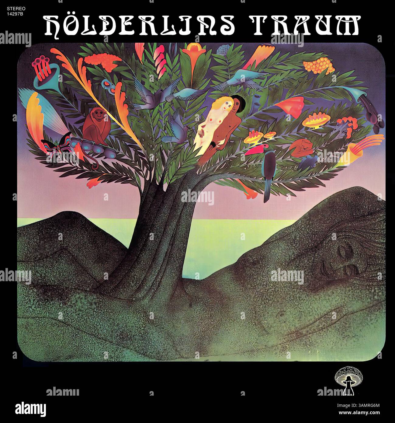 Hölderlin - Hölderlins Traum - couverture de disque vinyle Vintage Banque D'Images