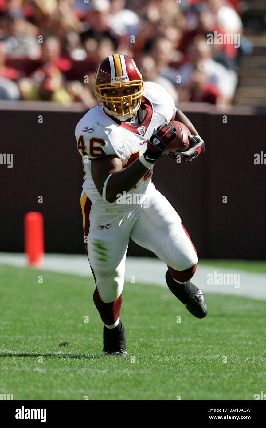 12 octobre 2008 - Landover, Maryland..Washington Redskins Running back Ladell Betts en action contre les nouveaux Louis Rams. Louis Rams a battu les Redskins de Washington 19-17 au Fedex Field à Landover, Maryland...photo Â© Eric Espada/CSM (crédit image : © Cal Sport Media/ZUMA Press) Banque D'Images