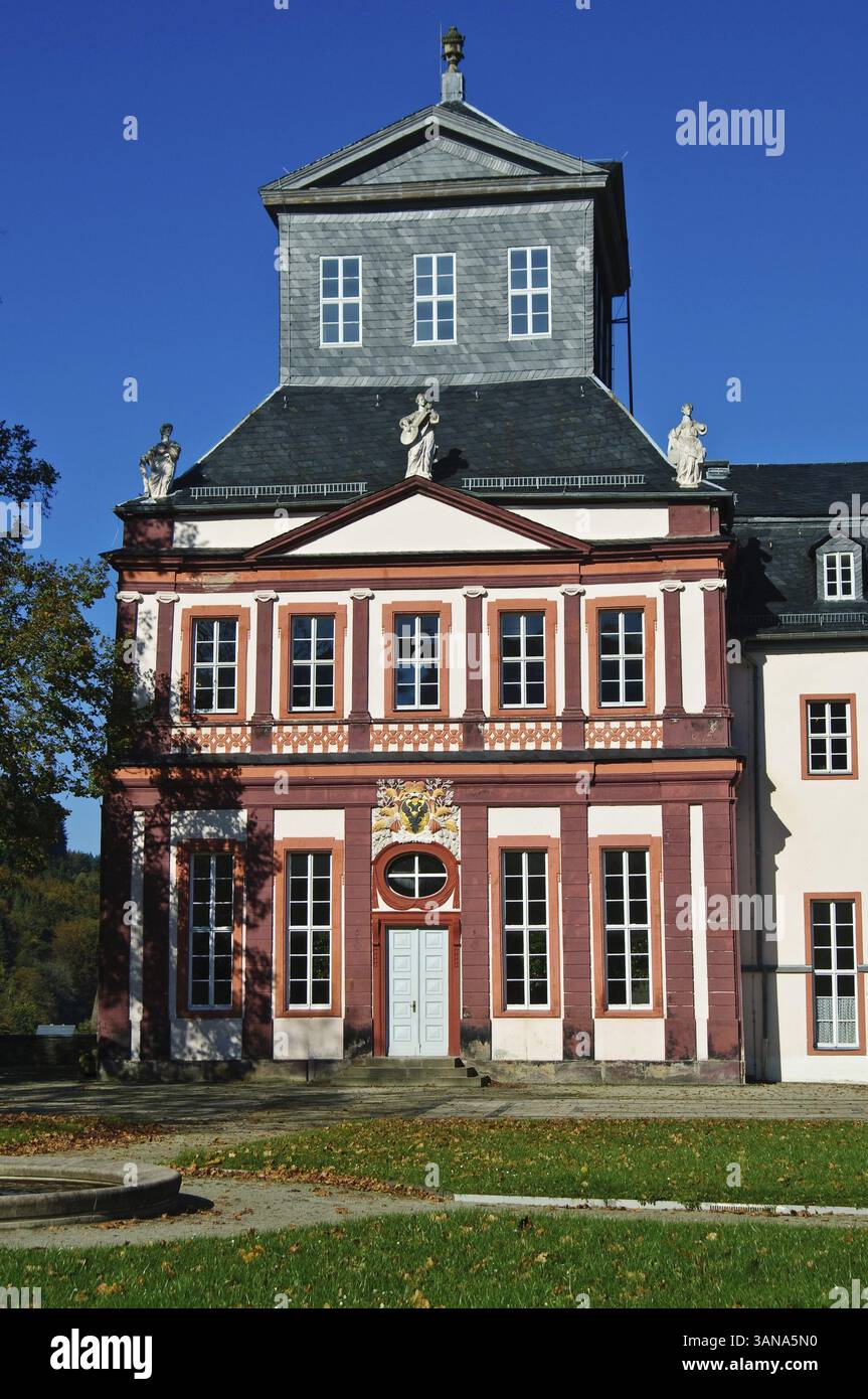 Kaisersaal Schlossruine Schwarzburg, Schwarzburg, Deutschland Banque D'Images