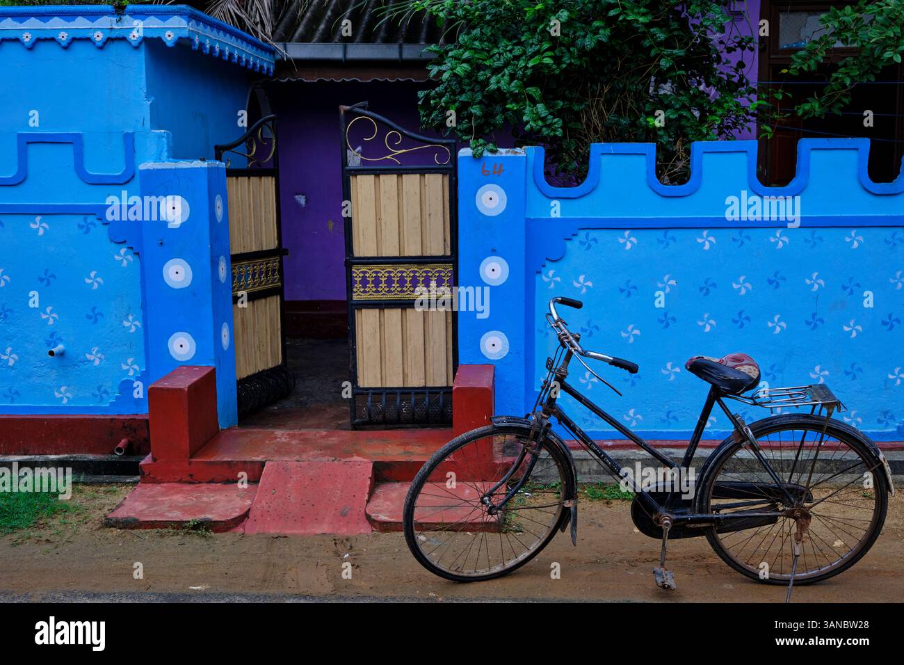 Sri Lanka, Province du Nord, Jaffna, district catholique de pêche Banque D'Images