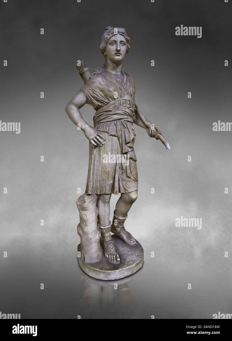 Statue romaine de la déesse Diana, IIe siècle après JC. Musées du Vatican Banque D'Images