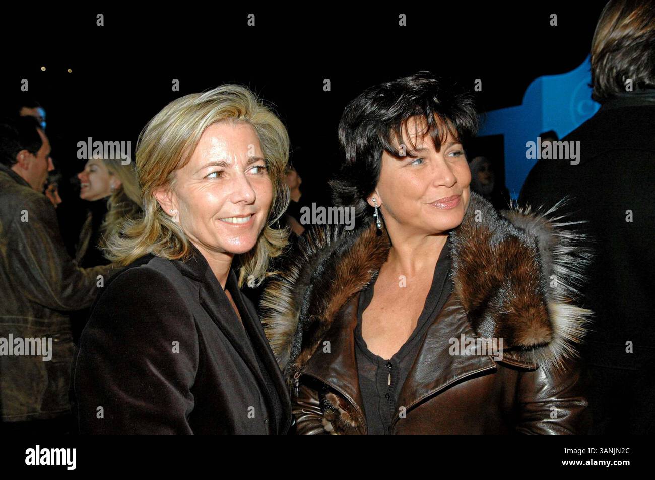 22 janvier 2007 - première rangée et piste - haute Couture printemps/été 2007 Dior . Marie goujon-PIXPLANETE- 2007. Anne Sinclair Claire Chazal. K51474(crédit image : © Globe photos/ZUMAPRESS.com) Banque D'Images
