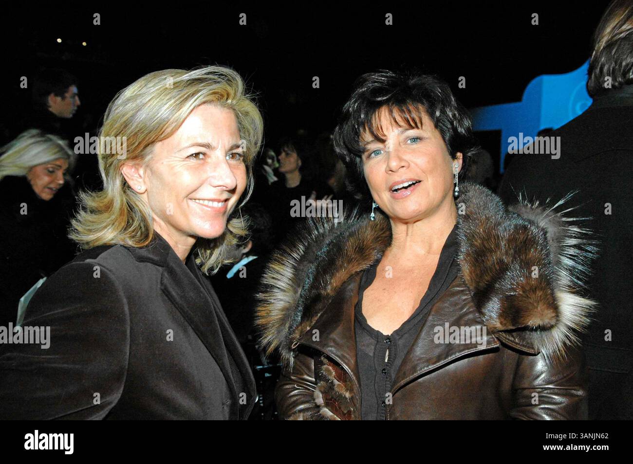 22 janvier 2007 - première rangée et piste - haute Couture printemps/été 2007 Dior . Marie goujon-PIXPLANETE- 2007. Anne Sinclair Claire Chazal. K51474(crédit image : © Globe photos/ZUMAPRESS.com) Banque D'Images