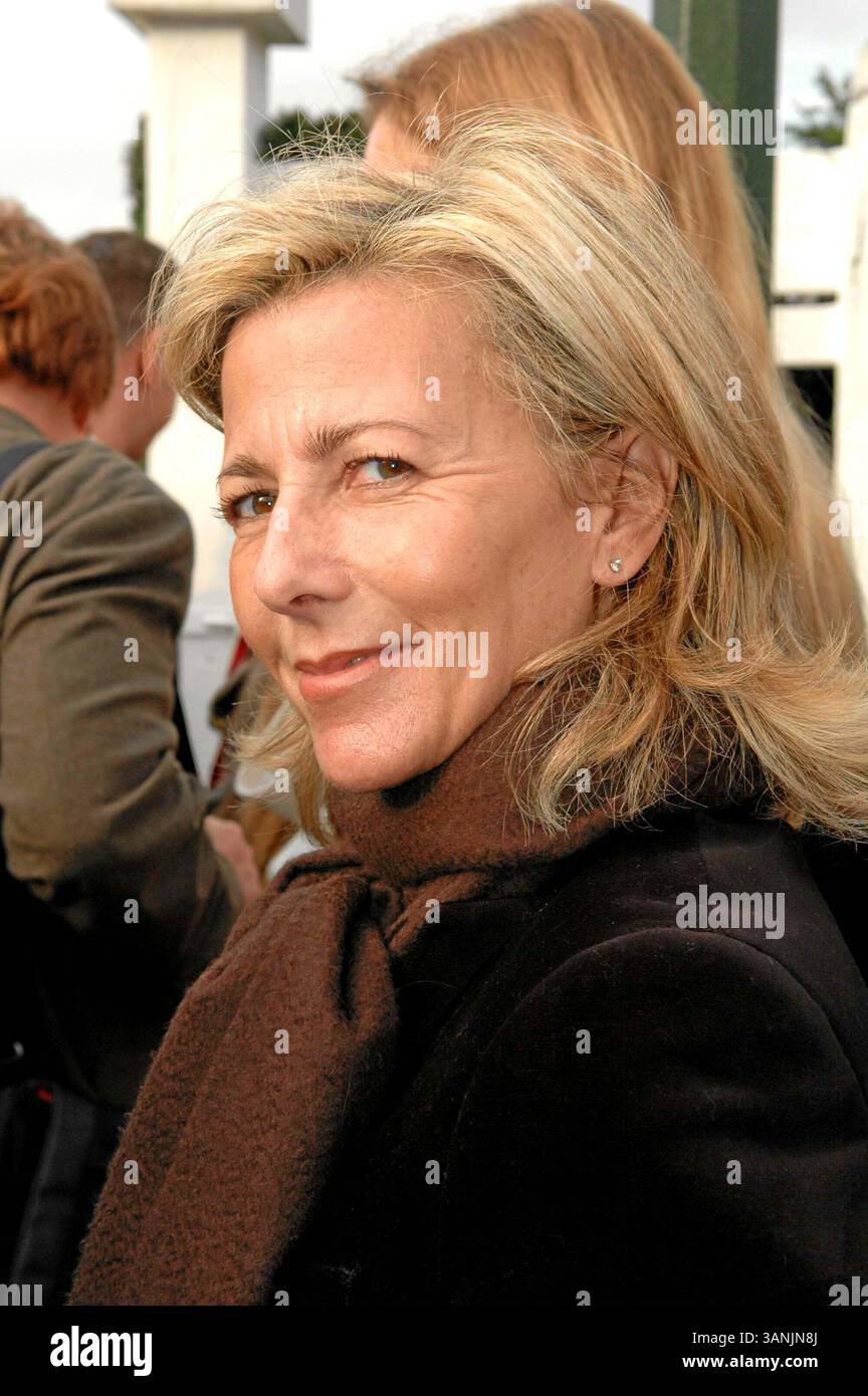 22 janvier 2007 - arrivées - haute Couture printemps/été 2007 Dior . Marie goujon-PIXPLANETE- 2007.Claire Chazal. K51473(crédit image : © Globe photos/ZUMAPRESS.com) Banque D'Images