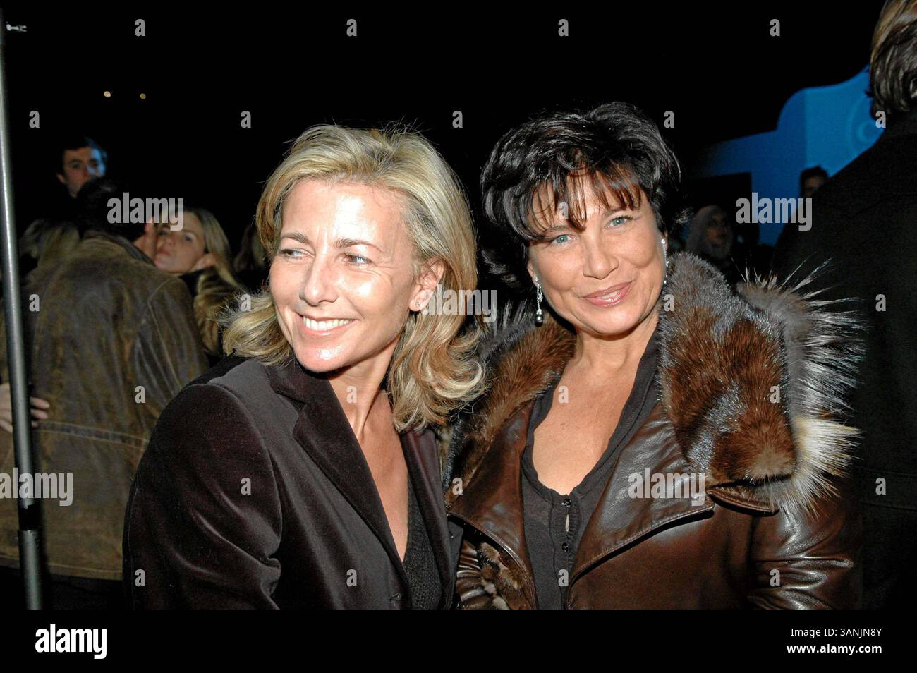 22 janvier 2007 - première rangée et piste - haute Couture printemps/été 2007 Dior . Marie goujon-PIXPLANETE- 2007. Anne Sinclair Claire Chazal. K51474(crédit image : © Globe photos/ZUMAPRESS.com) Banque D'Images