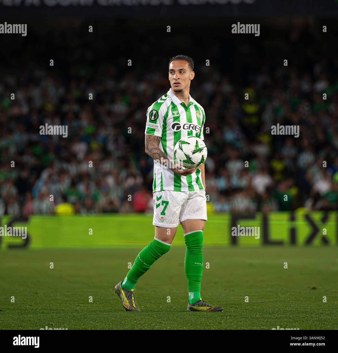 Anthony dos Santos- demi-finale de la ligue de conférence Banque D'Images