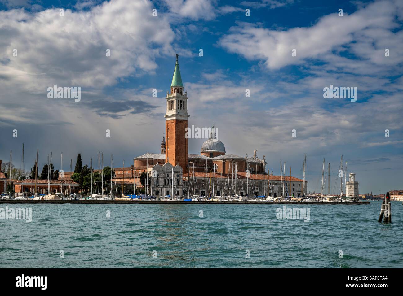 Église de San Giorgio Maggiore, à Venise, Vénétie, Italie Banque D'Images