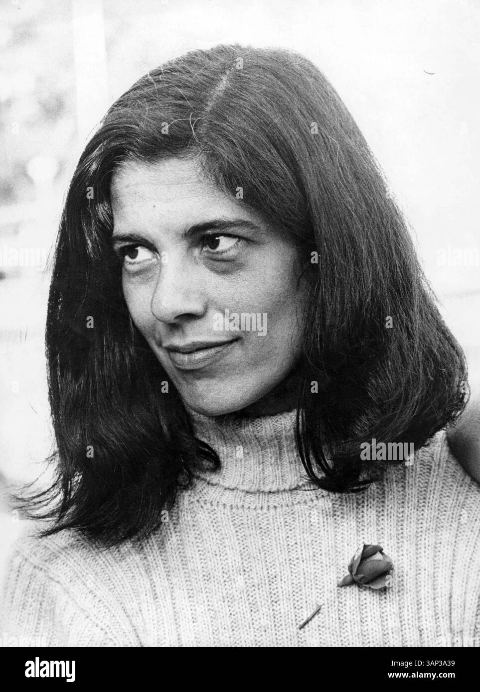 DEC. 28, 2004 - SUSAN SONTAG AVEC LAURENT TERZIEFF GUNNEL LINDBLOM ET GENEVIEVE PAGE FILMANT FRÈRE CARL 06-08-1970. Presens BILD-(crédit image : © Globe photos/ZUMAPRESS.com) Banque D'Images