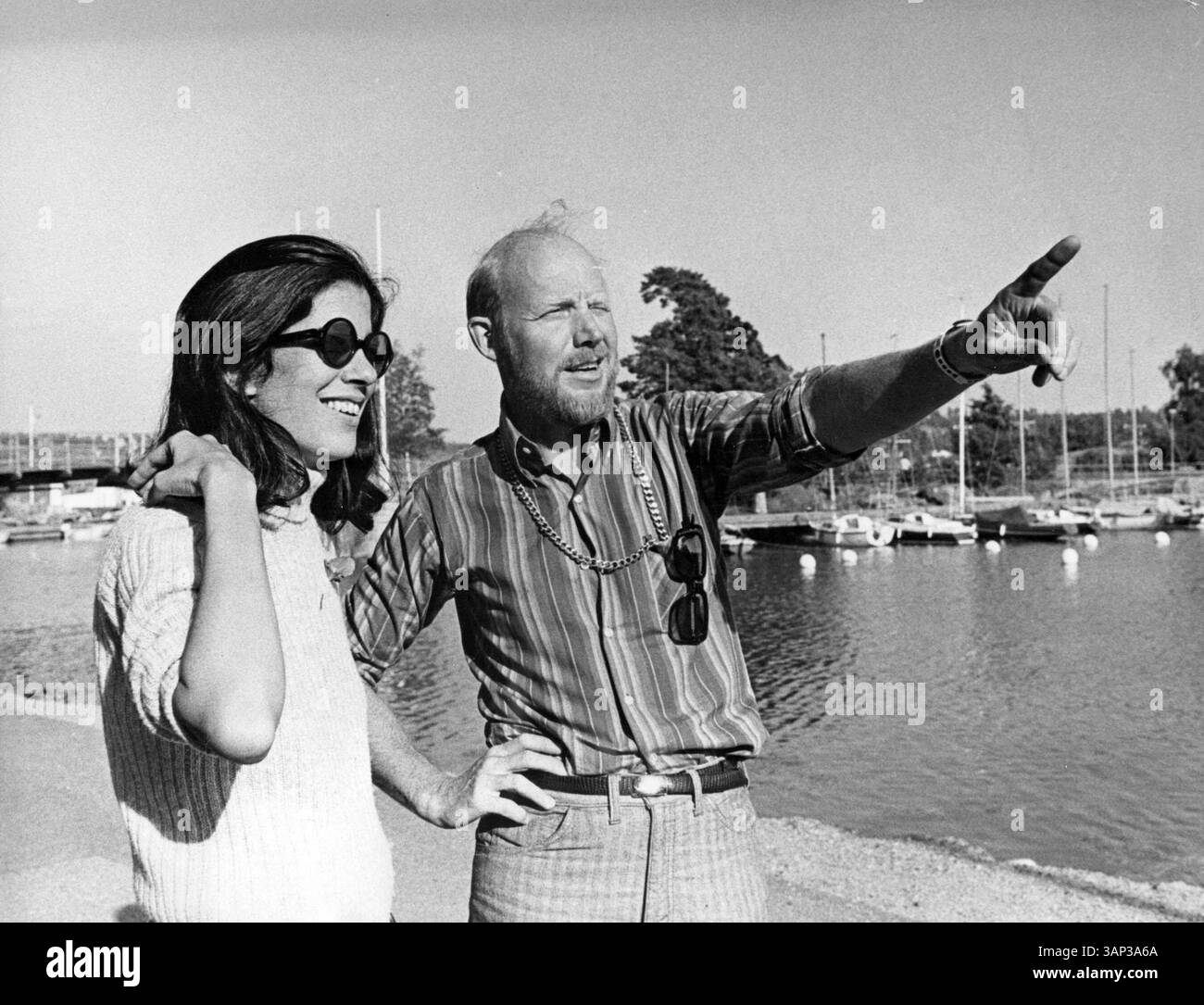 Dec. 28, 2004 - SUSAN SONTAG ET Globe photos RUNE ERICSON 06-08-1970. Presens BILD- - PHOTOS(crédit image : © Globe photos/ZUMAPRESS.com) Banque D'Images