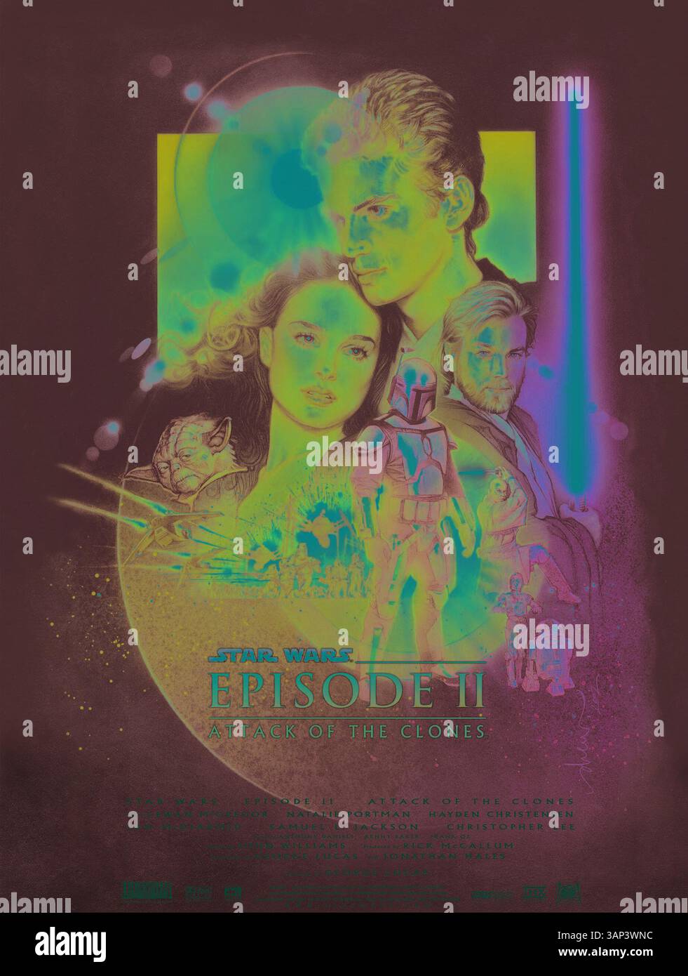1 janvier 2011 - K25406ES.'STAR WARS : ÉPISODE II ATTAQUE DU FILM des CLONES STILL.POSTER.FOURNI PAR ES/(crédit image : © Globe photos/ZUMAPRESS.com) Banque D'Images