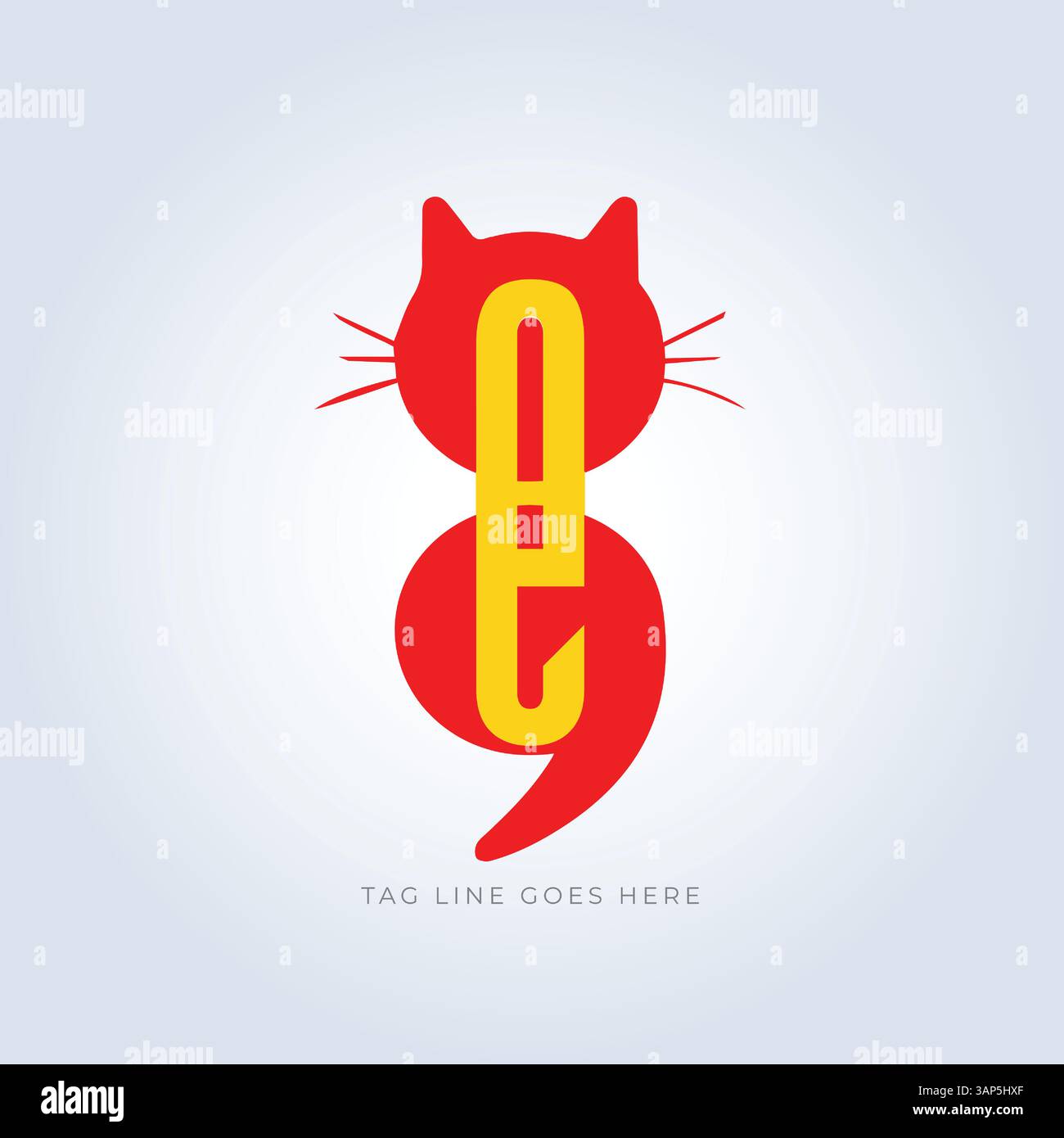 PET Groomers Company logo Template, animalerie ou café de chat, salon de coiffure d'animaux, fond abstrait Illustration de Vecteur