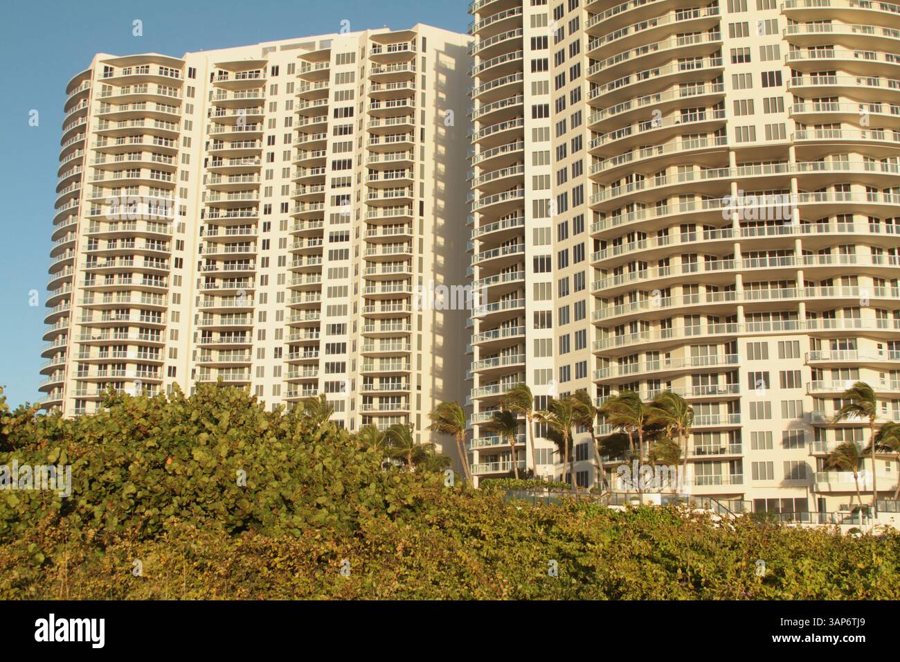 Floride, États-Unis. Nouveaux hôtels à Riviera Beach. Banque D'Images