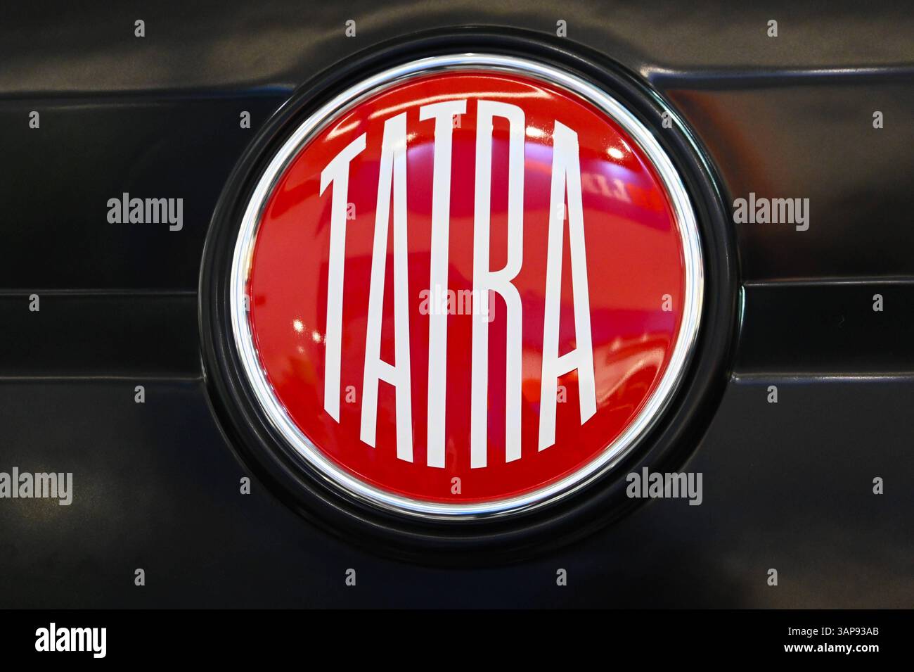 Bauma 2025, vom 7,4. bis 13.4,2025. Die bauma ist die Weltleitmesse fuer Baumaschinen, Baustoffmaschinen, Bergbaumaschinen, Baufahrzeuge und Baugeraete. SIE ist weltweit die bedeutendste Fachmesse und die flaechenmaessig groesste Messe der Welt. SIE findet alle drei Jahre auf dem Gelaende der Messe Muenchen statt. Foto : Messestand, Tatra Truck aus Tschechien *** Bauma 2025, de 7 4 à 13 4 2025 Bauma est le salon leader mondial pour les machines de construction, les machines de matériaux de construction, les machines minières, les véhicules de construction et les équipements de construction C'est le commerce le plus important du monde fa Banque D'Images