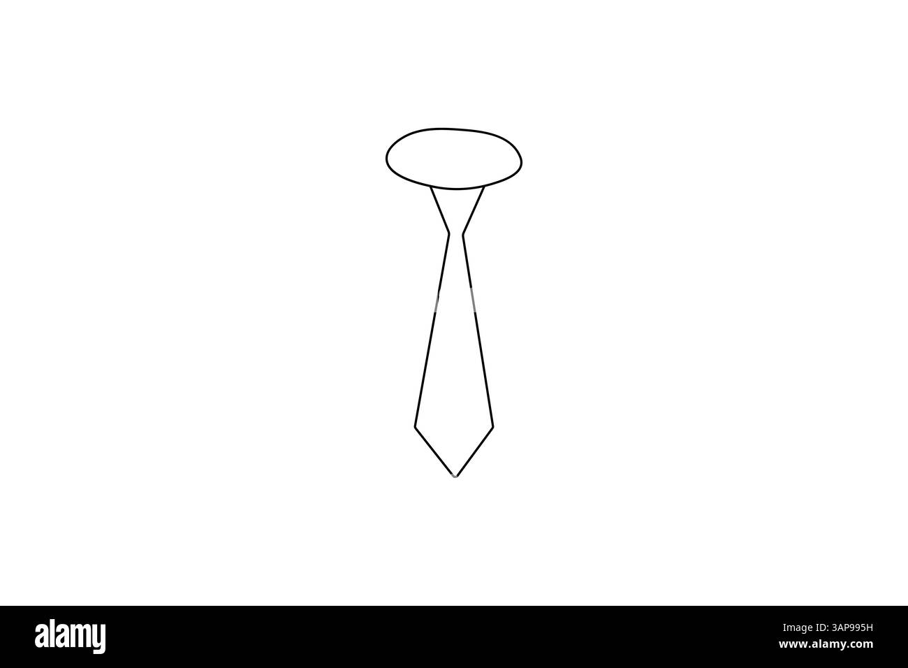 Illustration vectorielle minimaliste de contour vectoriel de dessin de lien continu d'une ligne Illustration de Vecteur