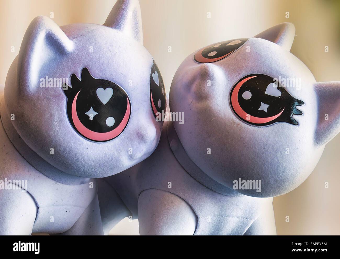 Une paire de figurines animales mignonnes Banque D'Images