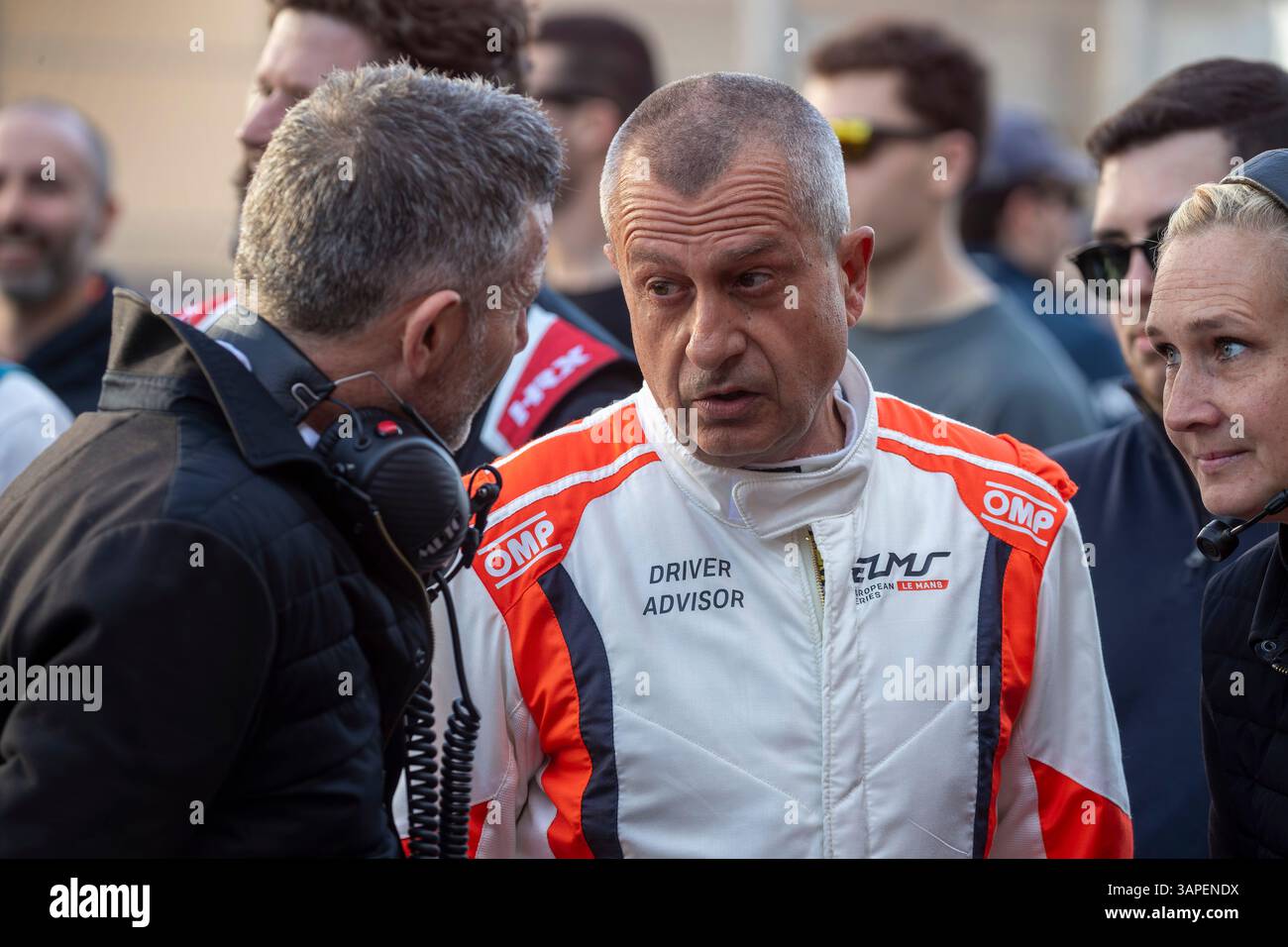 Ambiance , pendant les 4 heures de Barcelone, la première manche du Championnat ELMS 2025, sur le circuit Barcelone-Catalunya, du 4 au 6 avril 2025, en Espagne. - Photo Laurent Cartalade/Agence MPS crédit Agence MPS/Alamy Live News Banque D'Images