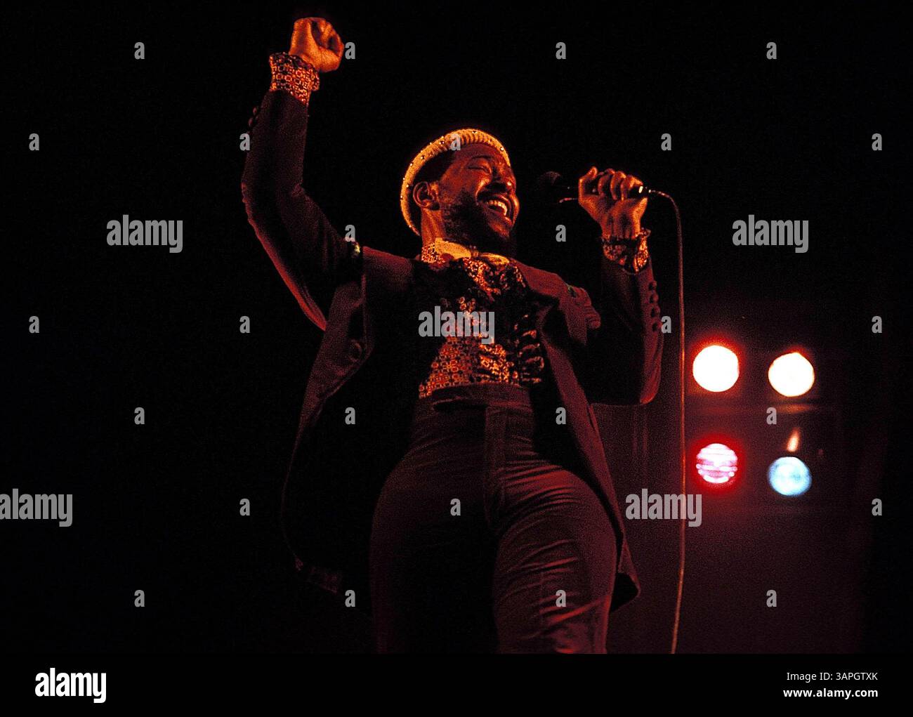 1er janvier 2011 - N3186.11/1974. NICHOLAS DE Sciose/ 1974.MARVIN GAYE(crédit image : © Globe photos/ZUMAPRESS.com) Banque D'Images