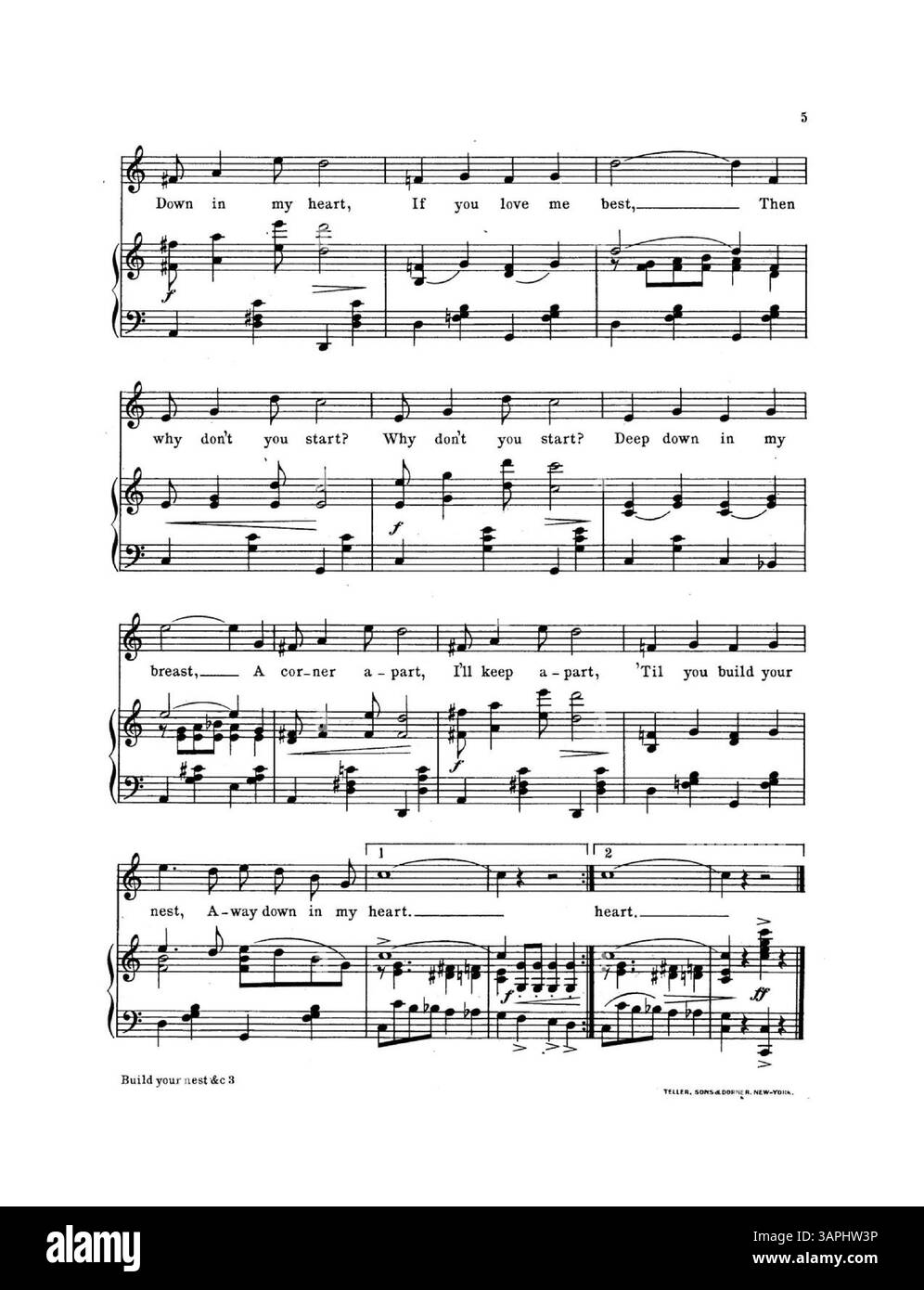 Une pièce musicale avec des paroles d'Edward Madden et de la musique de Dolly Jardon. La couverture comporte une publicité pour Pawnee Intermezzo-Two Step de Silvio Hein et des extraits musicaux pour Hits That Are Heard. Inclut la publicité de l'éditeur. La couleur peut différer de l'original et les détails des annotations peuvent être obtenus auprès des services musicaux. Banque D'Images