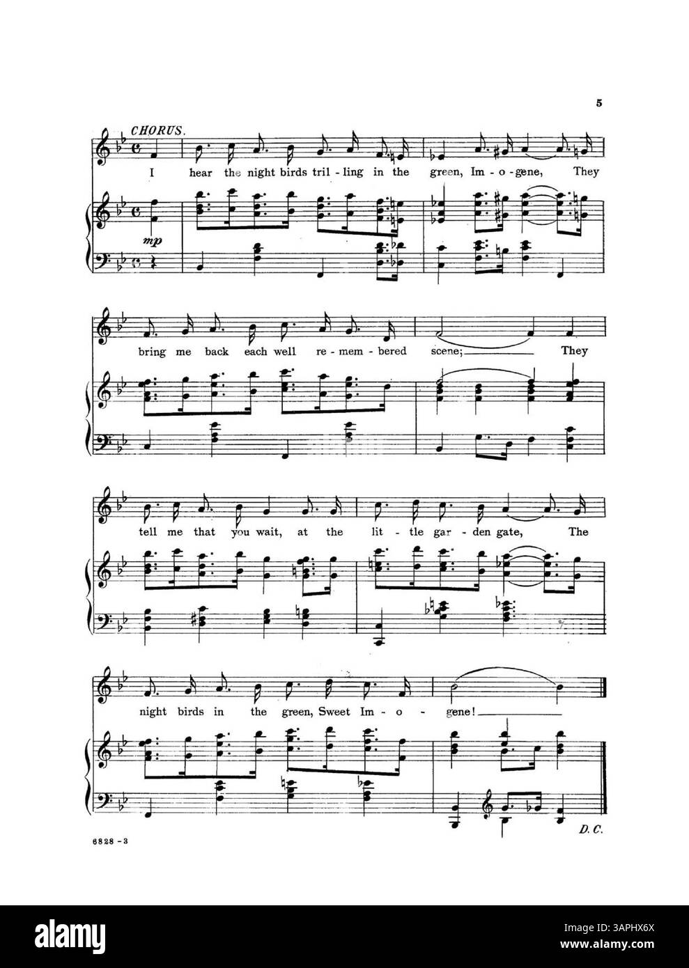 Une publicité pour Waltzes de Paul Lincke, avec la couverture arrière présentant un extrait de *Swing me High - Swing me Low*, typique de la musique populaire du début du XXe siècle. Banque D'Images