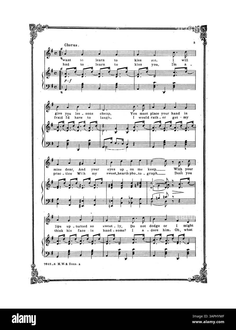 Cette partition met en vedette Anna Held in 'The Parisian Model' avec des paroles de Harry B. Smith et une musique de Max Hoffmann. Les publicités sur la couverture arrière présentent d'autres œuvres musicales et productions de Richard Carle, poursuivant les thèmes populaires de l'époque. Banque D'Images