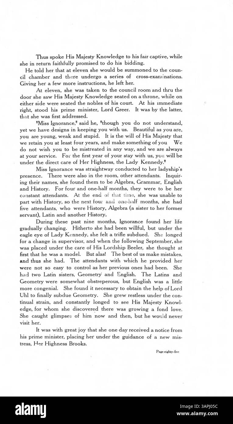 Cet annuaire de 1907 documente les réalisations et les activités des étudiants, des enseignants, de l'athlétisme et des événements à Central High, mettant l'accent sur les contributions des étudiants afro-américains au cours de l'année académique 1906-1907. Banque D'Images