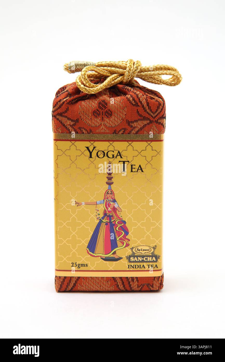 San-Cha India's Finest Tea - Yoga Tea Banque D'Images