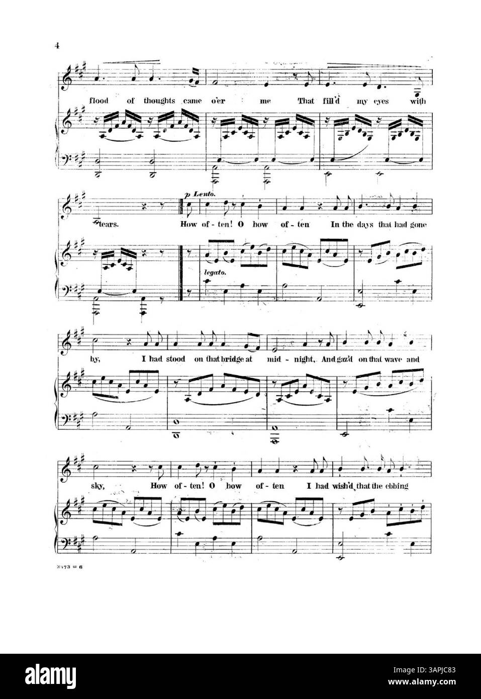 La publication 'Bridge' contient une publicité pour 'Choice Music Books for Schools, Choeurs, Teachers, and amateurs' au dos de la couverture. Numéro de plaque : 3373. Banque D'Images