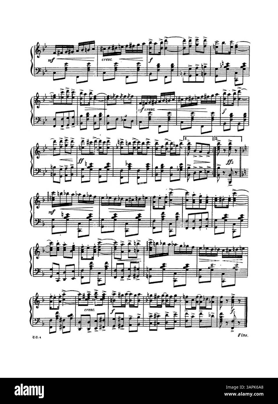 La partition de 'Chicken Chowder' présente un rythme en deux étapes, avec la couverture arrière annonçant 'New Songs, Waltzes and Dances' de Jerome H. Remick & Co. Il comprend un extrait musical de 'Sleepy Lou' d'Irene M. Giblin. Numéro de plaque 5414. Banque D'Images