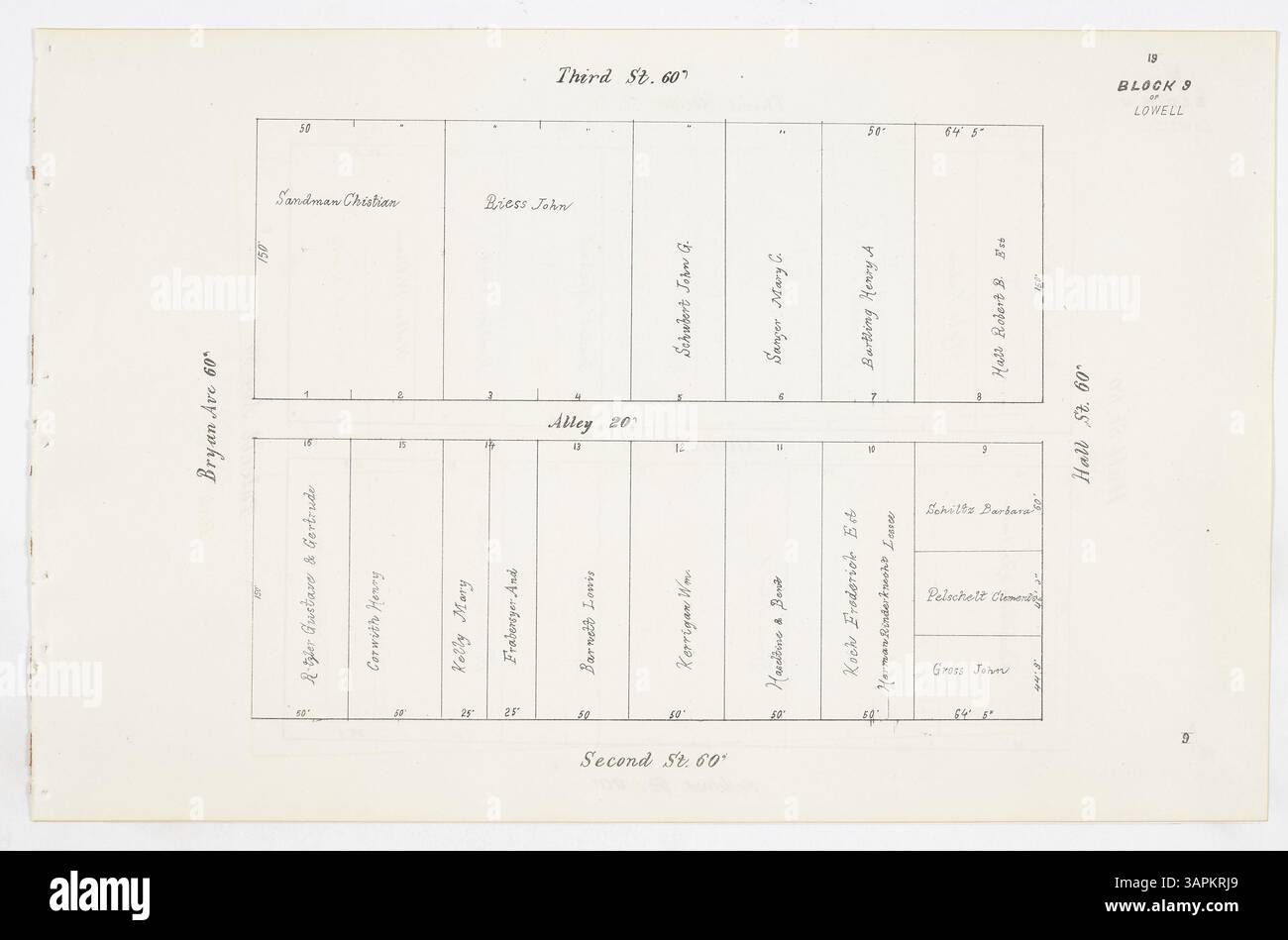 Ce livre plat fournit des cartes historiques de division des terres du comté de membres Louis, couvrant des zones clés telles que Southwest City, South County, et près du comté de Northwest, montrant les modèles d'urbanisation du début du XXe siècle. Banque D'Images