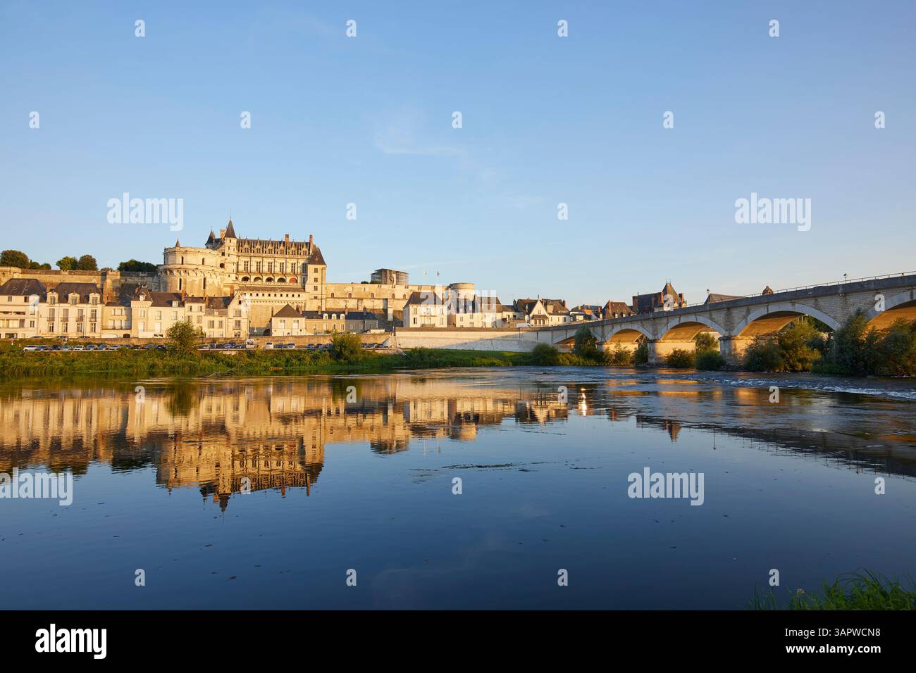 Château d'Amboise, Indre-et-Loire département, Vallée de la Loire, France Banque D'Images