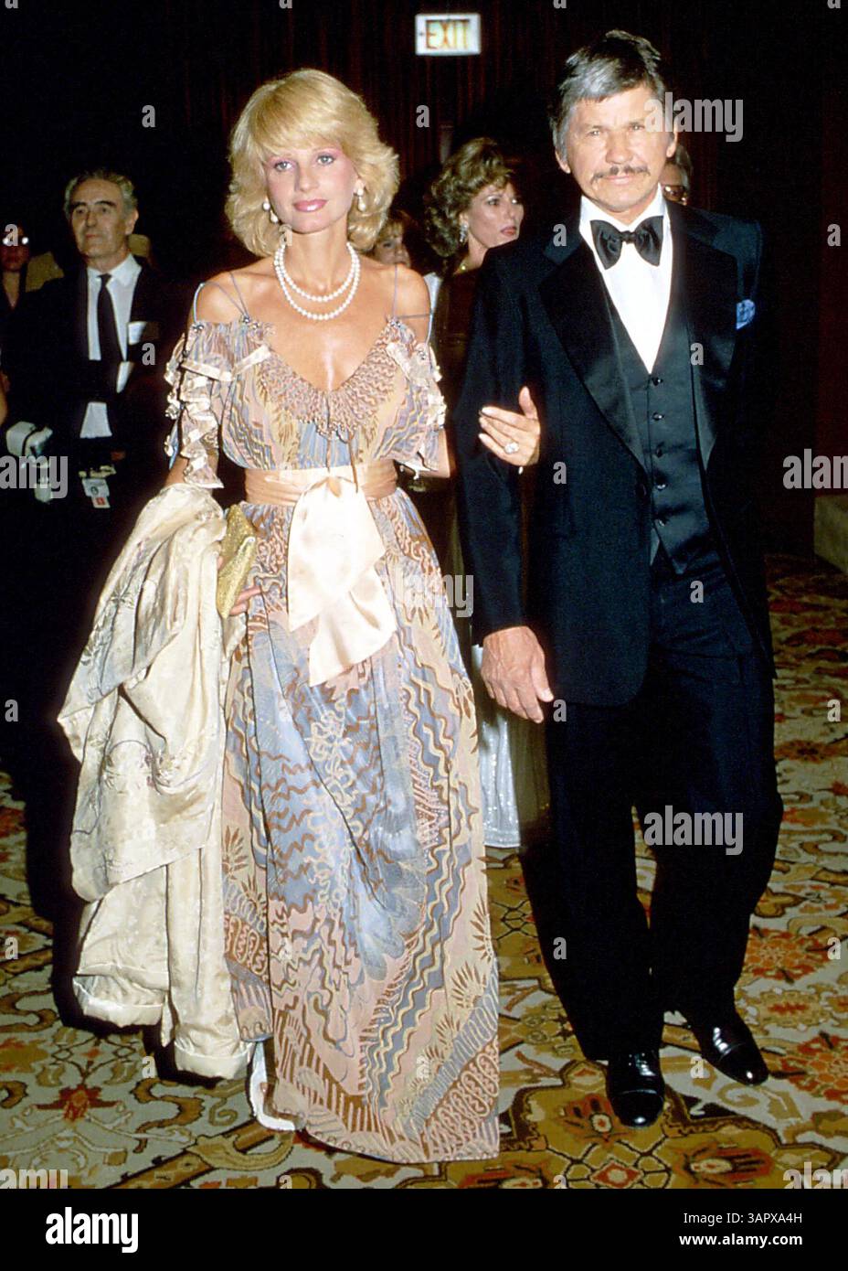 1ER JANVIER 2011 - E6143.JILL IRELAND CHARLES BRONSON. 1982.JILLIRELANDOBIT(crédit image : © Globe photos/ZUMAPRESS.com) Banque D'Images