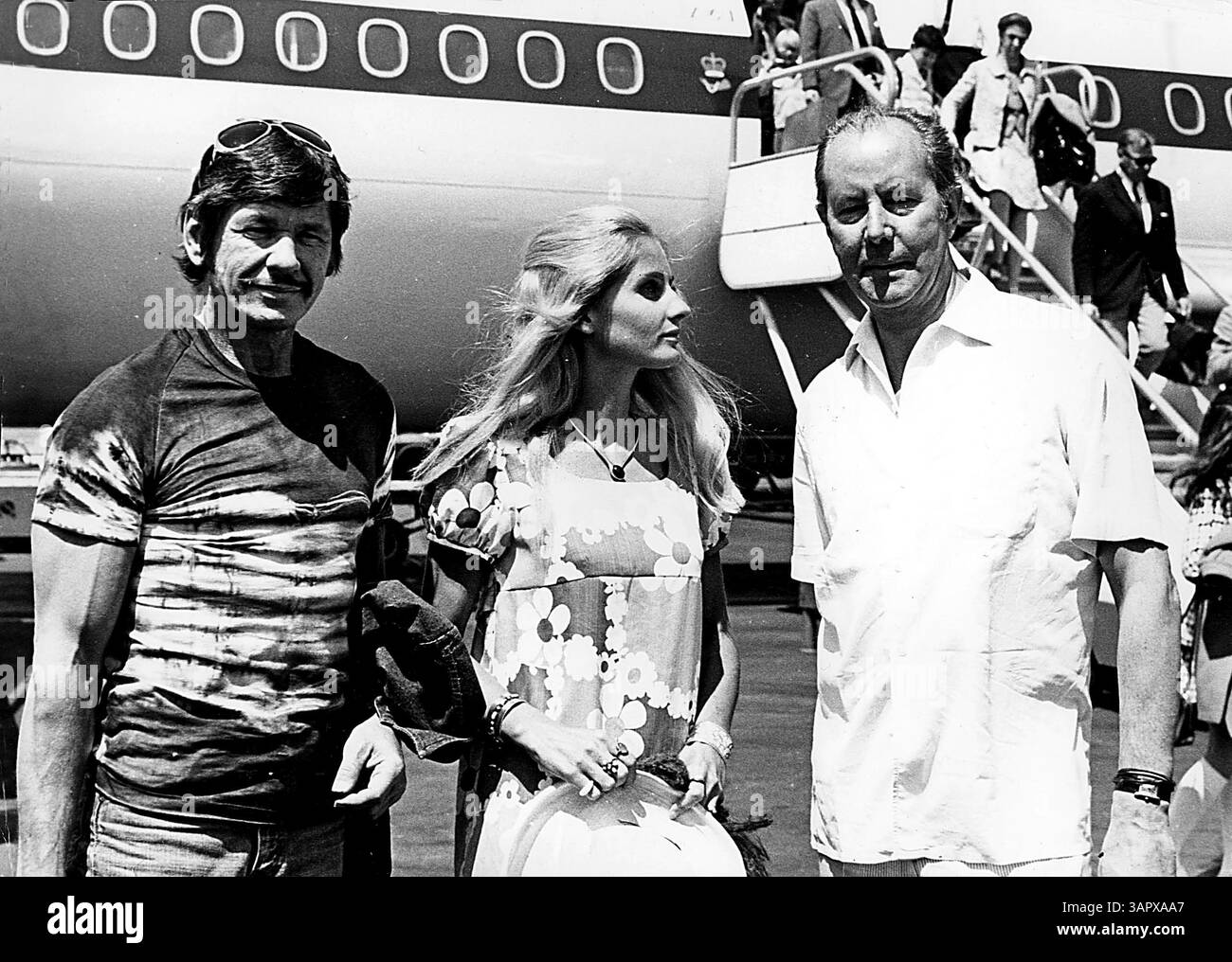 1ER JANVIER 2011 - CHARLES BRONSON(L) ET JILL IRELAND. â© OBIT(crédit image : © Globe photos/ZUMAPRESS.com) Banque D'Images