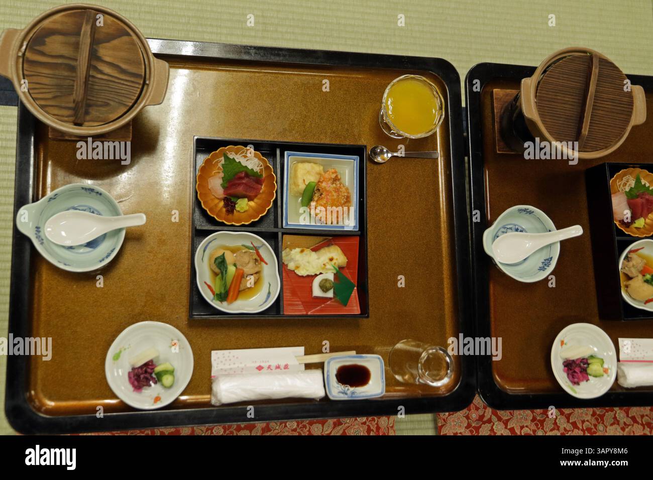 Repas traditionnel japonais, Kyoto, Japon Banque D'Images