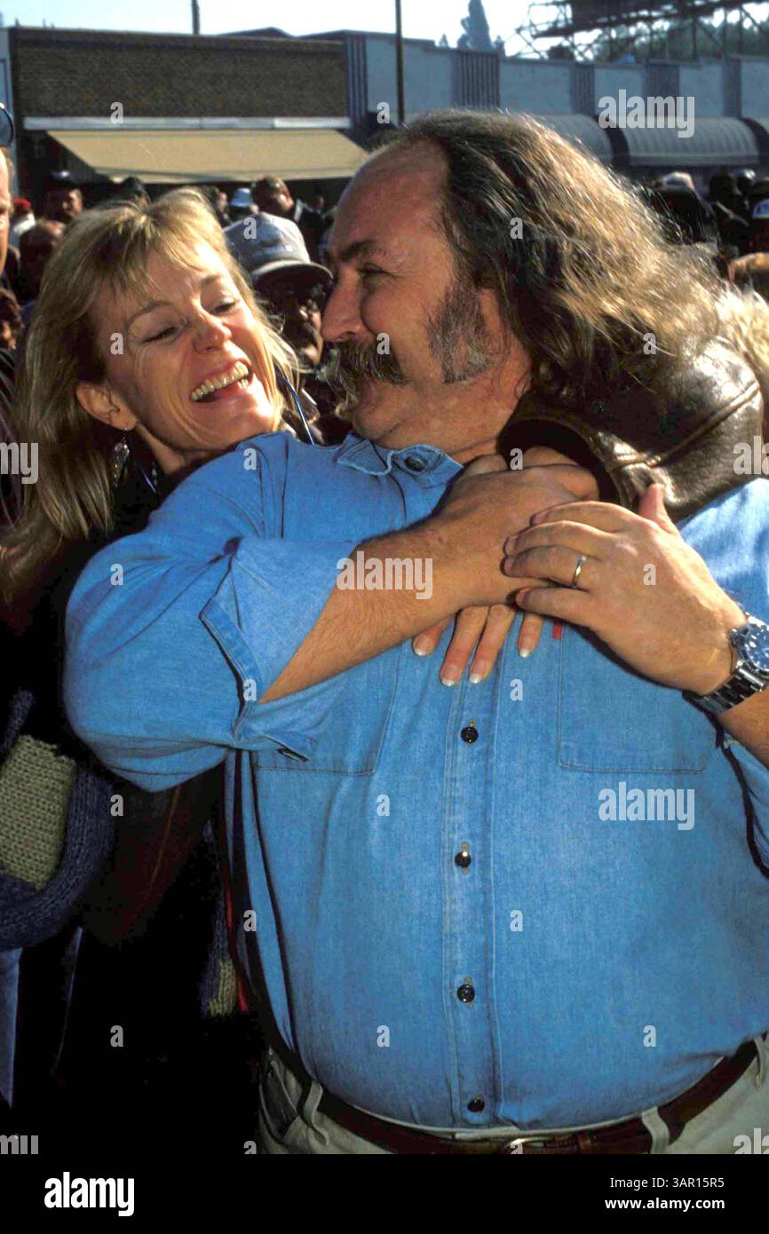 Janvier 1, 2011 - MICHELSON/ 1987.CARRIE SNODGRESS ET DAVID CROSBY(crédit image : © Globe photos/ZUMAPRESS.com) Banque D'Images