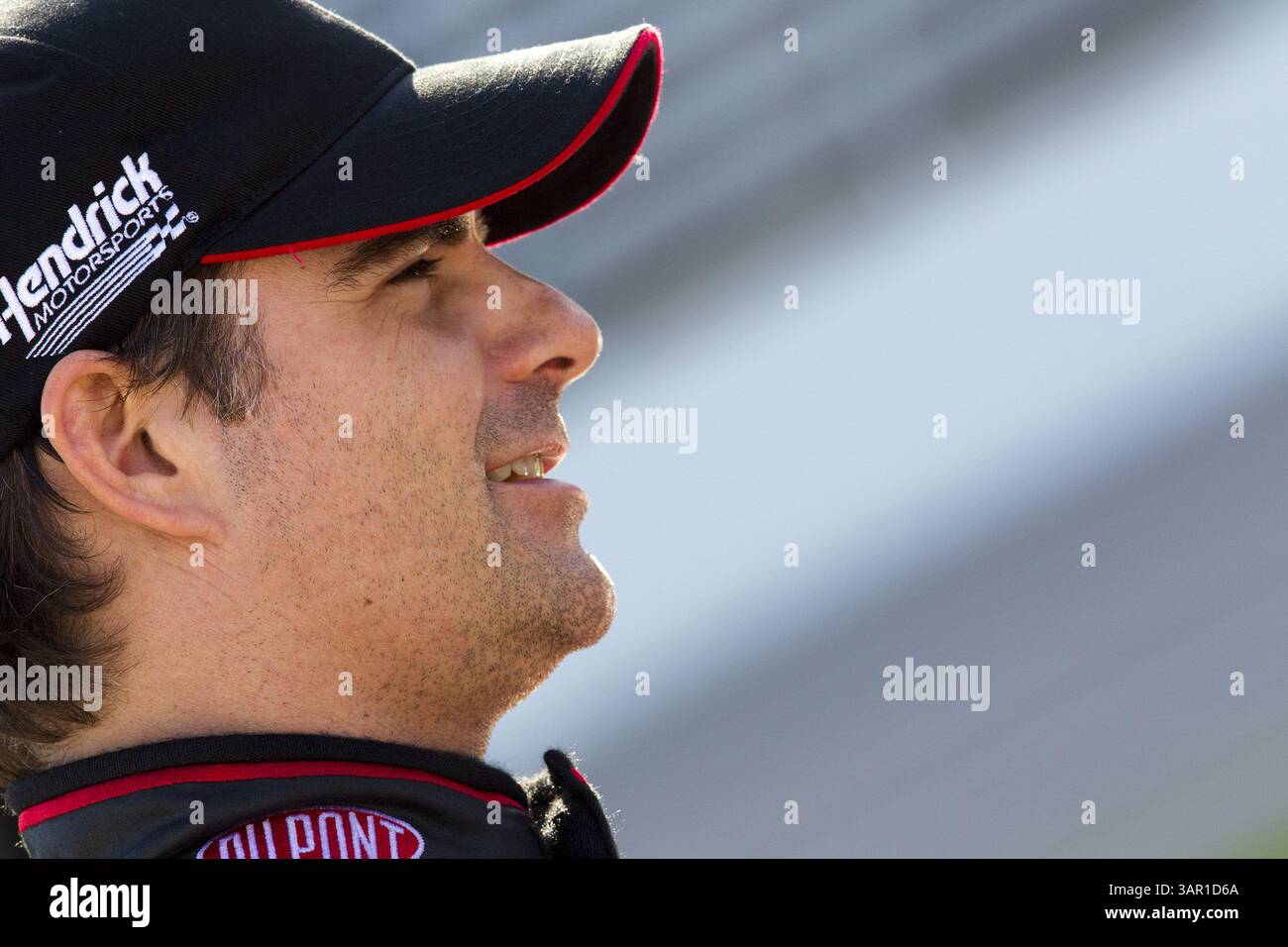 FORT WORTH, TX - 08 avril 2011 : Jeff Gordon (24 ans) attend de se qualifier pour la course Samsung Mobile 500 au Texas Motor Speedway de Fort Worth, TX. (Crédit image : © ASP/Cal Sport Media/ZUMAPRESS.com) Banque D'Images
