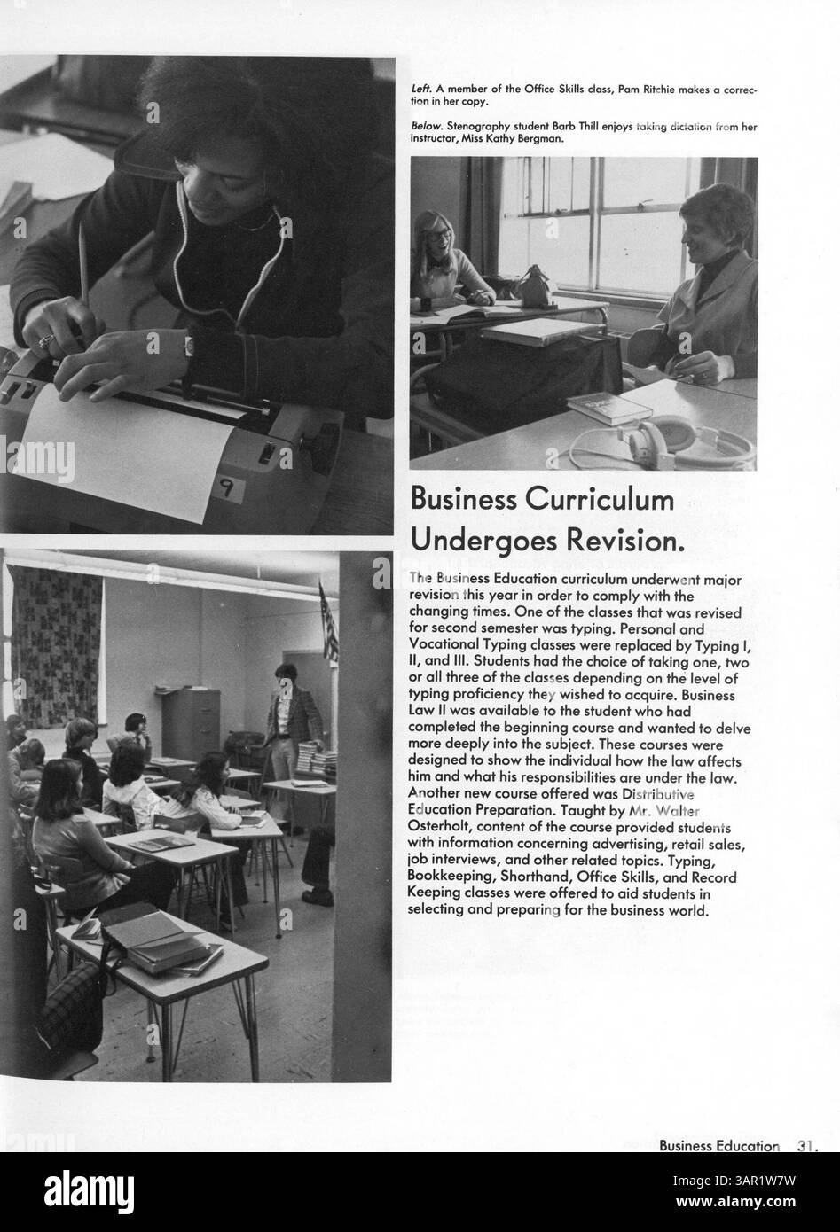 Le Robbinsdale High Yearbook 1976 porte sur les étudiants, les professeurs, les clubs, les équipes sportives et d'autres événements clés qui ont façonné l'année scolaire 1975-1976 à la Robbinsdale High School. Banque D'Images