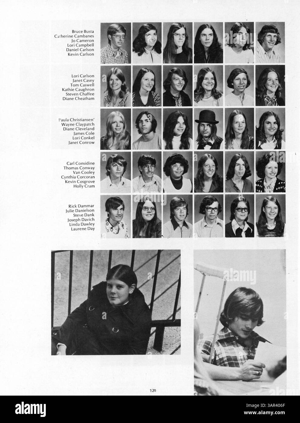Pirate Vol. III of Park Center High Yearbook pour 1974 présente les événements de l'année, avec un accent particulier sur l'implication des étudiants, l'athlétisme, et la vie académique et sociale à l'école. Banque D'Images
