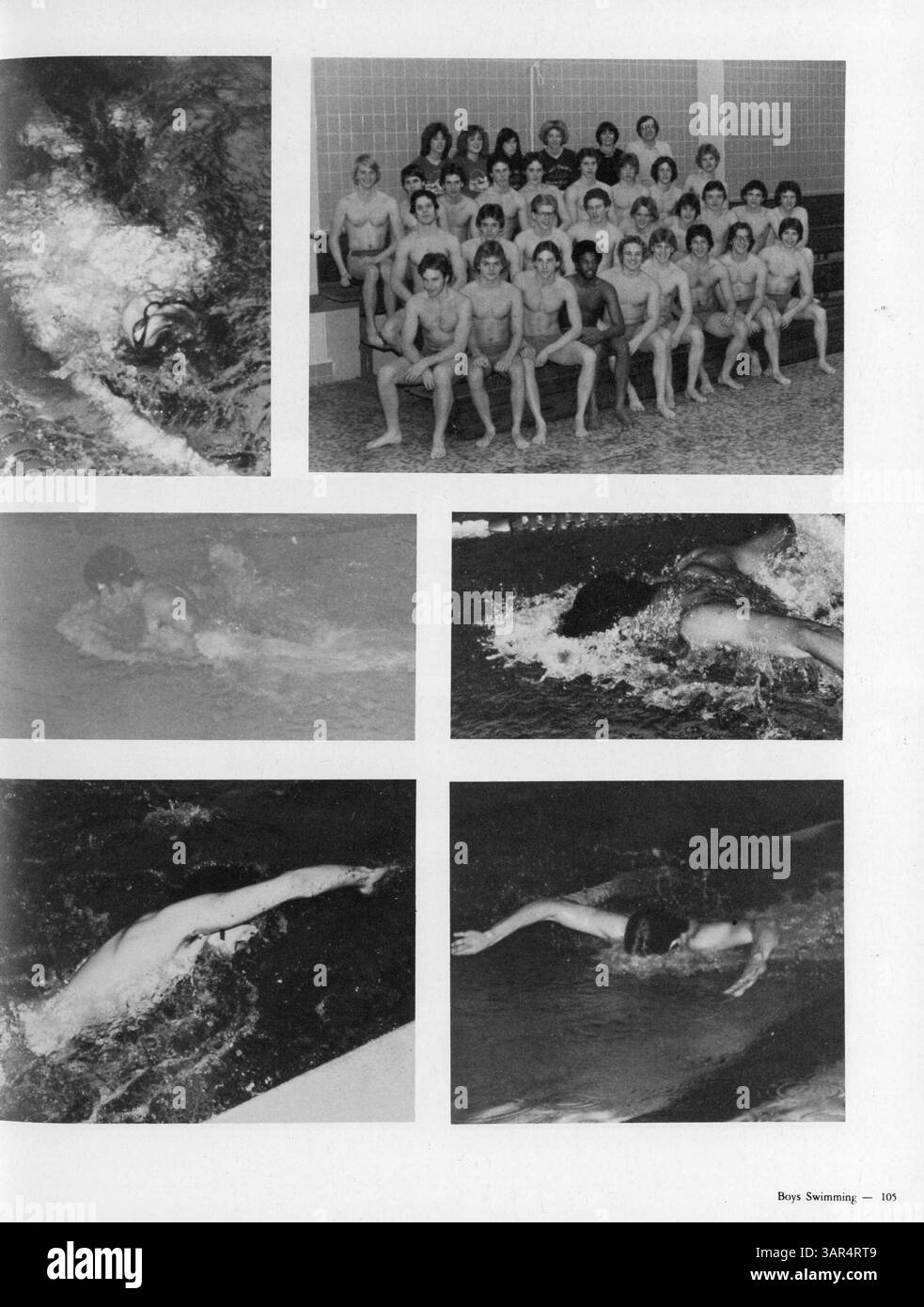 L'annuaire 1981 de l'école secondaire Park Center met en lumière les expériences académiques, sportives et sociales de l'année scolaire 1980-1981, en capturant des souvenirs et des jalons. Banque D'Images