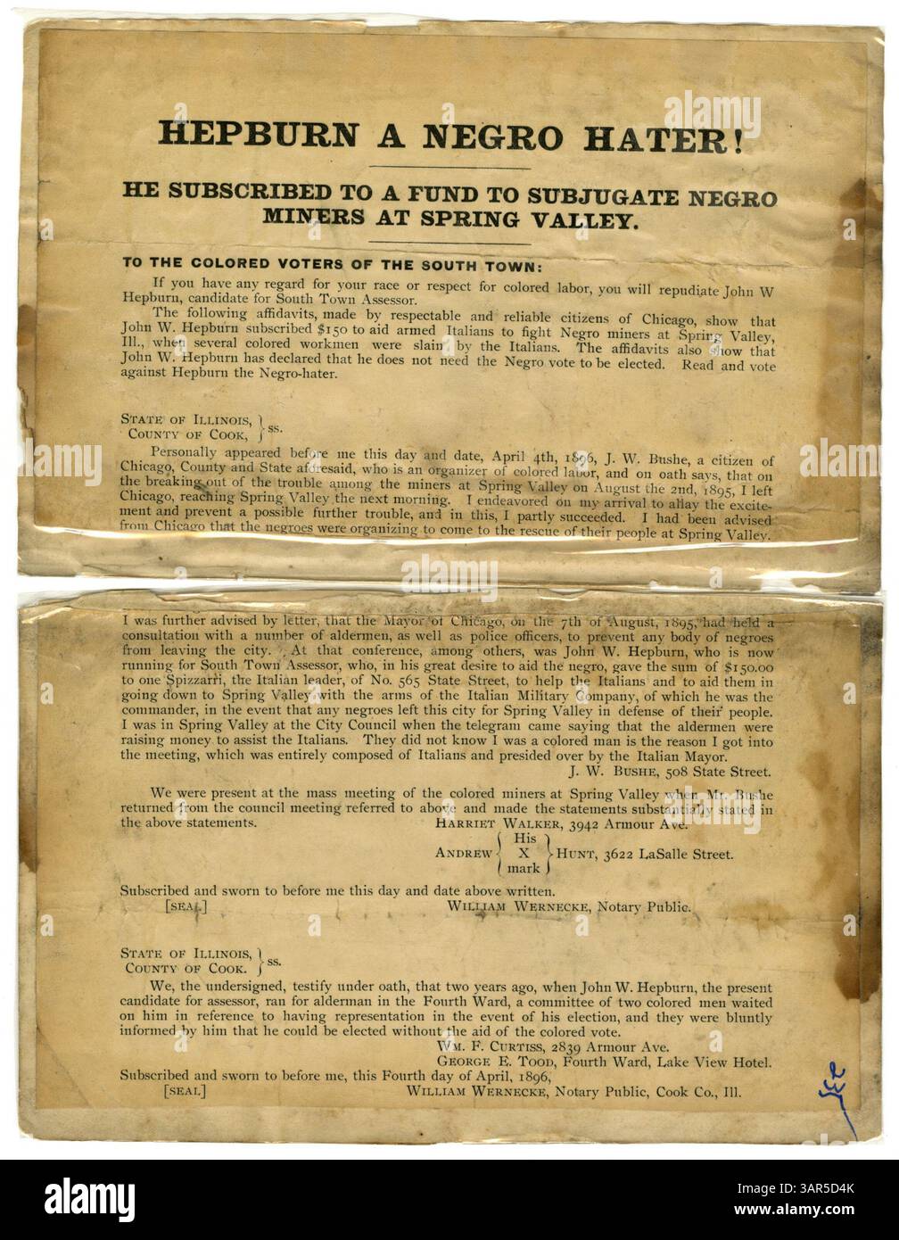L'album de Charles Turner est une collection précieuse de coupures de journaux et d'éphémères détaillant les événements afro-américains importants de la fin des années 1800 Il met en lumière les éducateurs afro-américains, l’activisme communautaire et l’engagement politique au cours d’une période charnière de l’histoire. Banque D'Images