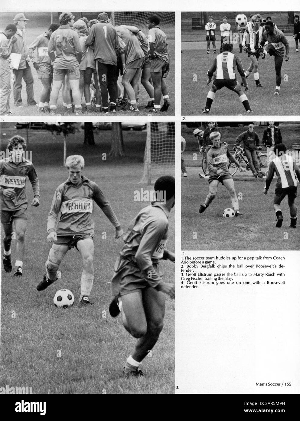 L'Annuaire de Washburn 1986, Wahian, marque le 60e anniversaire de l'école, documentant la vie étudiante, les réalisations sportives, les clubs et les événements qui ont défini l'année scolaire 1985-1986. Banque D'Images