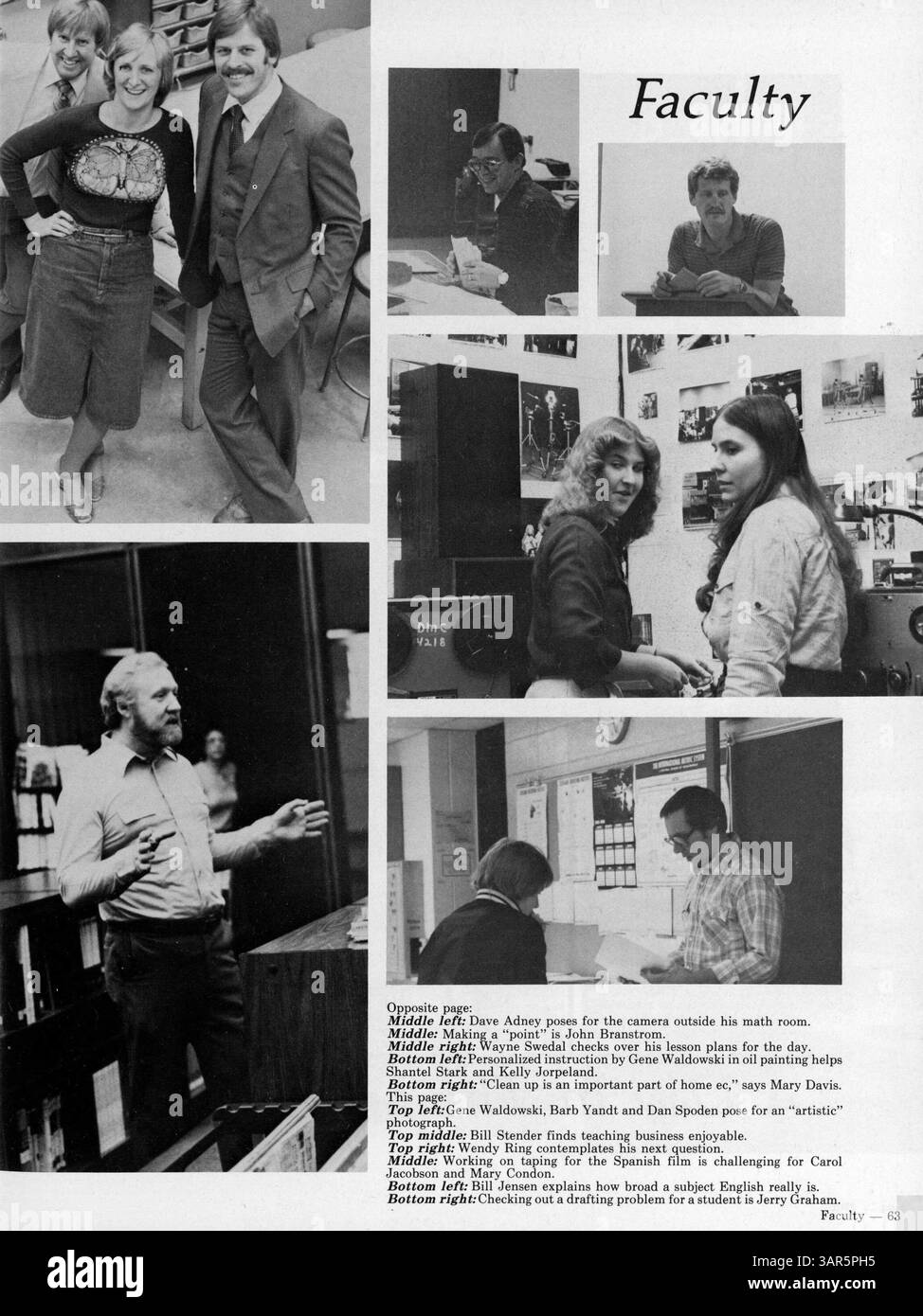 Cette édition 1982 du Park Center High Yearbook, intitulée « Pirate Treasures », décrit la vie académique, sportive et sociale de l'école au cours de l'année scolaire 1981-1982/09. Banque D'Images